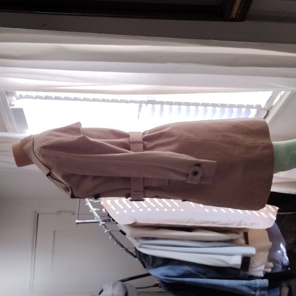 Inès de la Fressange,uni qlo ,camel trench coat , M - Picture 2 of 16